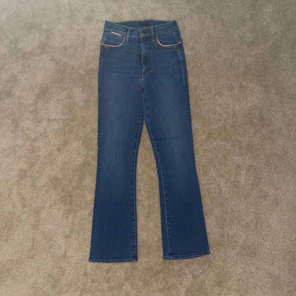 MOTHER The Snap Hustler Ankle What I Had Before I Had You Jeans